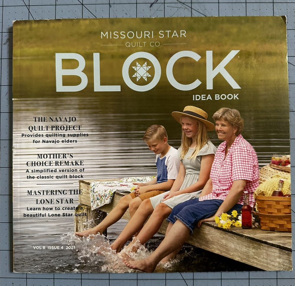 Missouri Star Quilt Co BLOCK 2021 Idea Book Vol 8 Issue 4 Soft Cover Pre-Owned